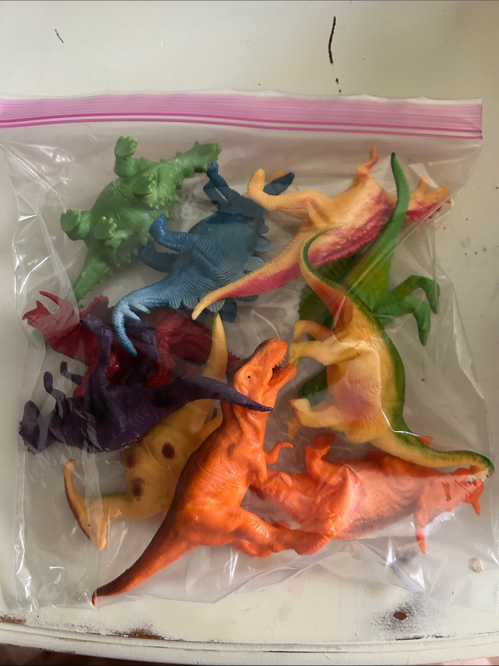 Colorful Assorted Kids Dinosaur Toy Set - Multi-Color
